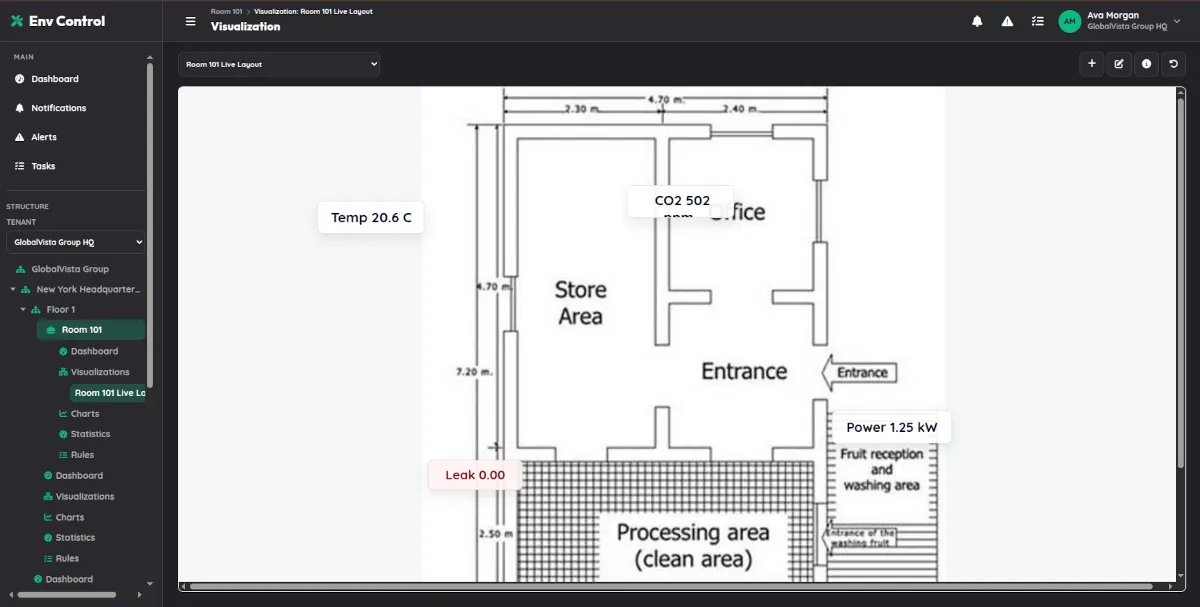 EnvControl product screenshot 2