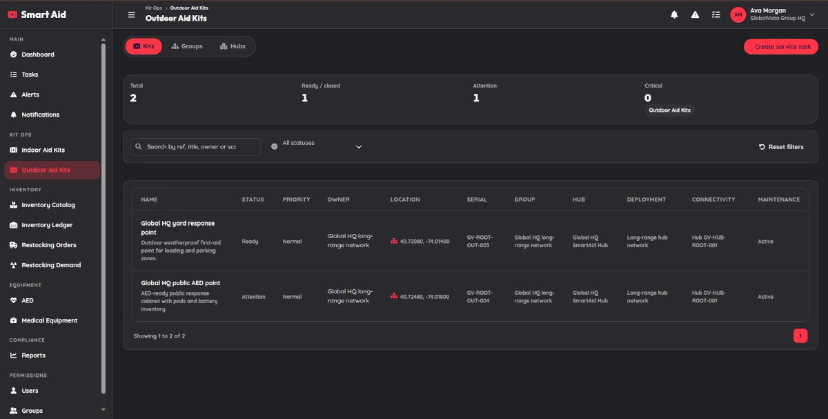 SmartAid product screenshot 2